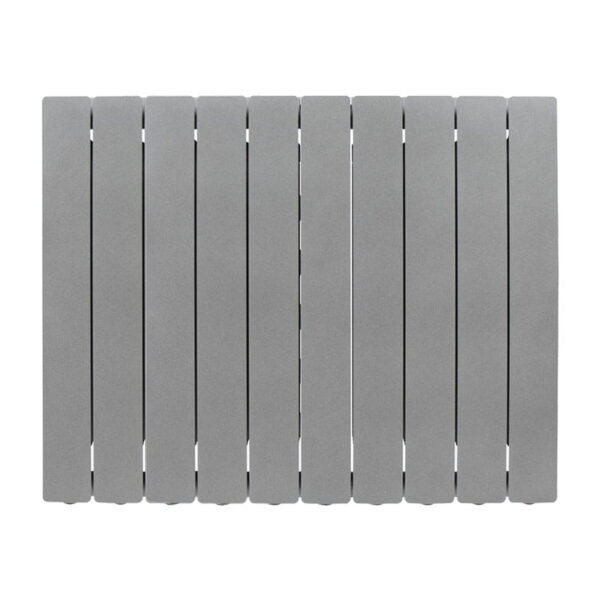 Горизонтальный алюминиевый радиатор FONDITAL BLITZ SUPER B4 350/100 GRAPHITE 3R дизайнерский 10 секций