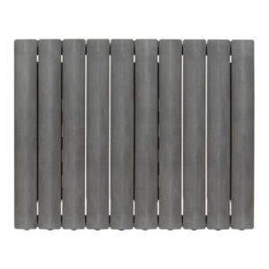 Горизонтальный алюминиевый радиатор FONDITAL BLITZ SUPER B4 350/100 PURE METAL дизайнерский 10 секций