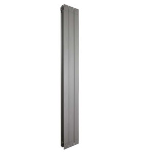 Вертикальный алюминиевый радиатор NOVA FLORIDA LEDRO S/90 1600 мм GRAPHITE 3R дизайнерский 3 секции