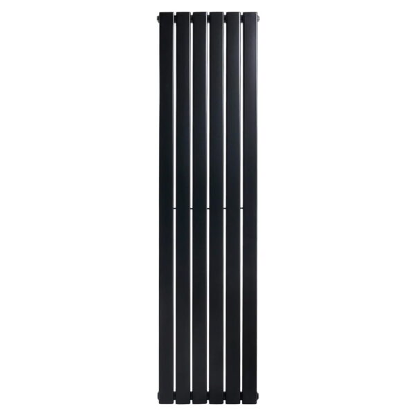 Вертикальный дизайнерский радиатор отопления ARTTIDESIGN Livorno 6/1800/408 черный матовый