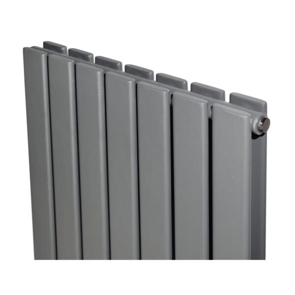 Вертикальный дизайнерский радиатор отопления ARTTIDESIGN Livorno ІІ 8/800/544 серый
