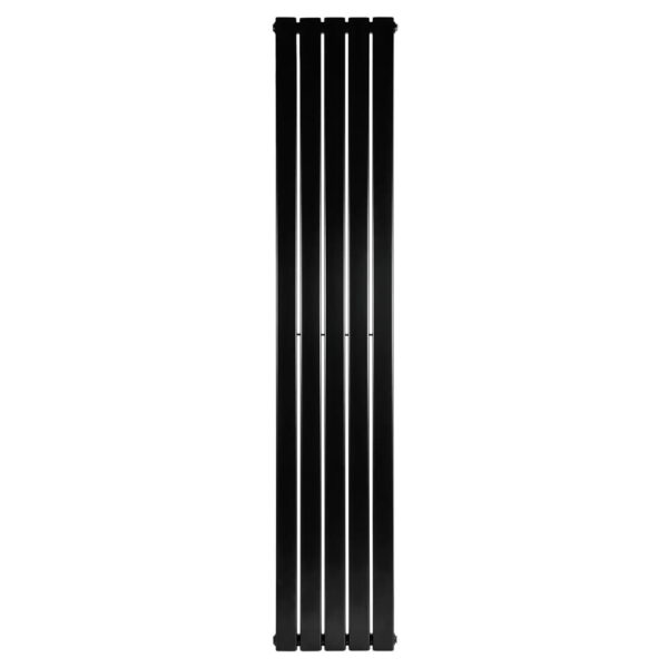 Вертикальный дизайнерский радиатор отопления ARTTIDESIGN Livorno 5/1800/340/50 черный матовый
