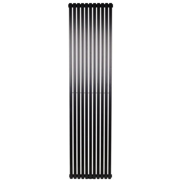 Дизайнерский вертикальный радиатор Carrara 1800мм/445мм черный