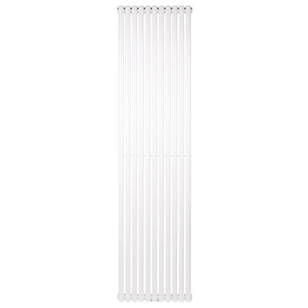Дизайнерский вертикальный радиатор Carrara 1800мм/445мм белый
