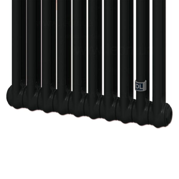 Вертикальный трубчатый радиатор DeLonghi Multicolumn 1800 мм 2 колонны черный