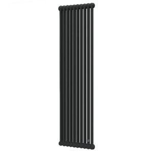 Вертикальный трубчатый радиатор DeLonghi Multicolumn 1800 мм 2 колонны 10 секций черный