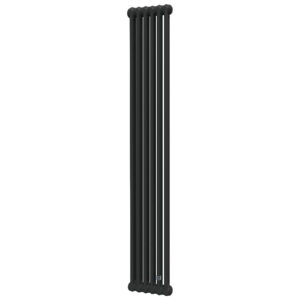Вертикальный трубчатый радиатор DeLonghi Multicolumn 1800 мм 2 колонны 6 секций черный