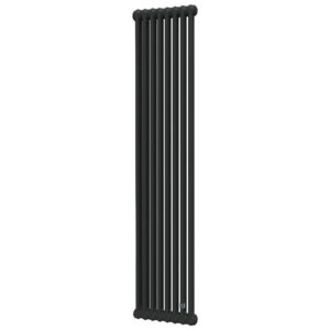 Вертикальный трубчатый радиатор DeLonghi Multicolumn 1800 мм 2 колонны 8 секций черный