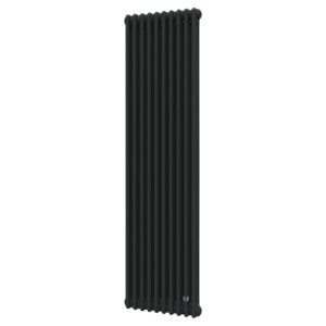 Вертикальный трубчатый радиатор DeLonghi Multicolumn 1800 мм 3 колонны 10 секций черный