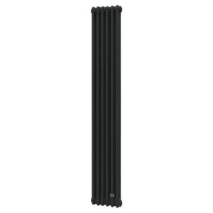 Вертикальный трубчатый радиатор DeLonghi Multicolumn 1800 мм 3 колонны 6 секций черный