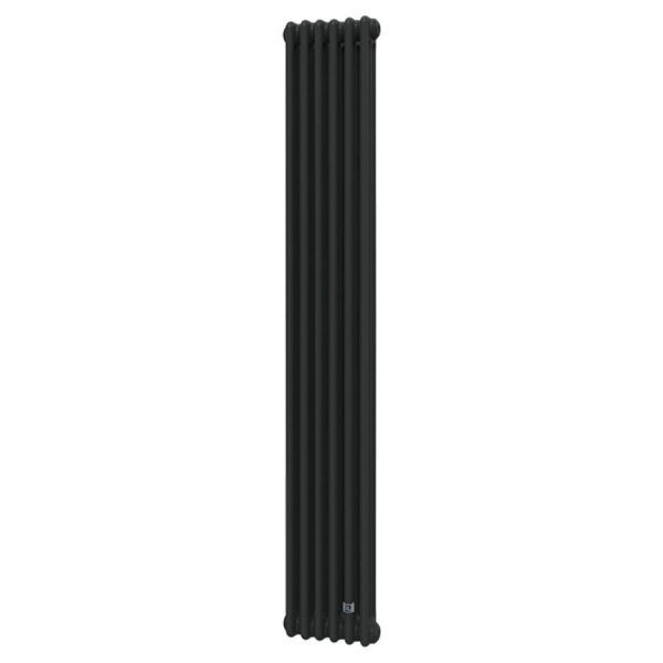 Вертикальный трубчатый радиатор DeLonghi Multicolumn 1800 мм 3 колонны 6 секций черный