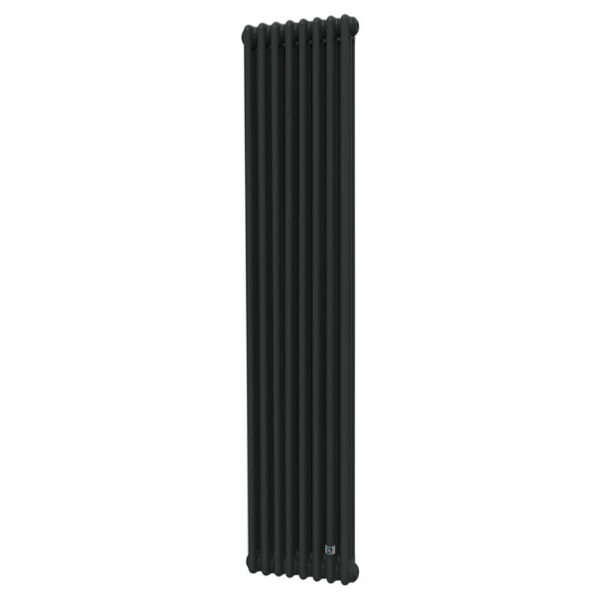 Вертикальный трубчатый радиатор DeLonghi Multicolumn 1800 мм 3 колонны 8 секций черный