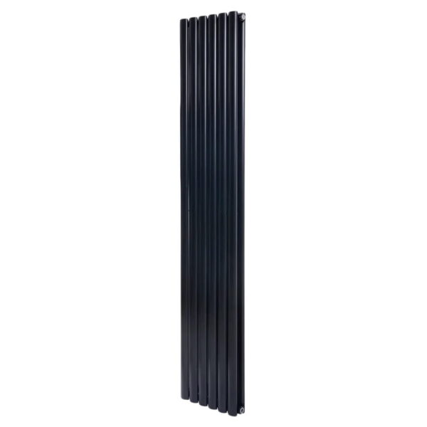 Вертикальный дизайнерский радиатор отопления ARTTIDESIGN Rimini II 6/1800/354/50 чёрный
