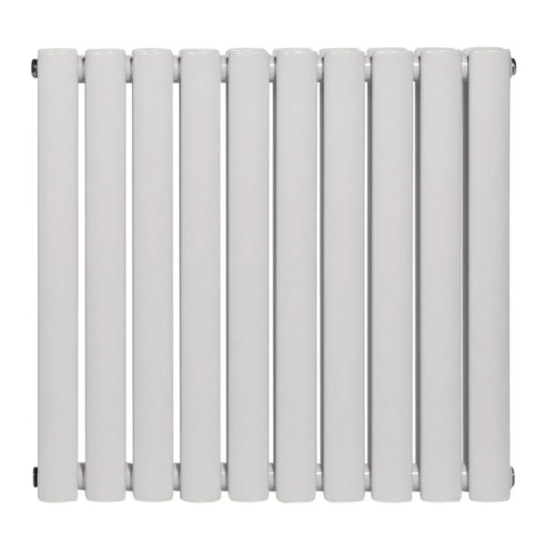 Горизонтальный дизайнерский радиатор опалення ARTTIDESIGN Rimini II G 10/550/590/50 белый матовый