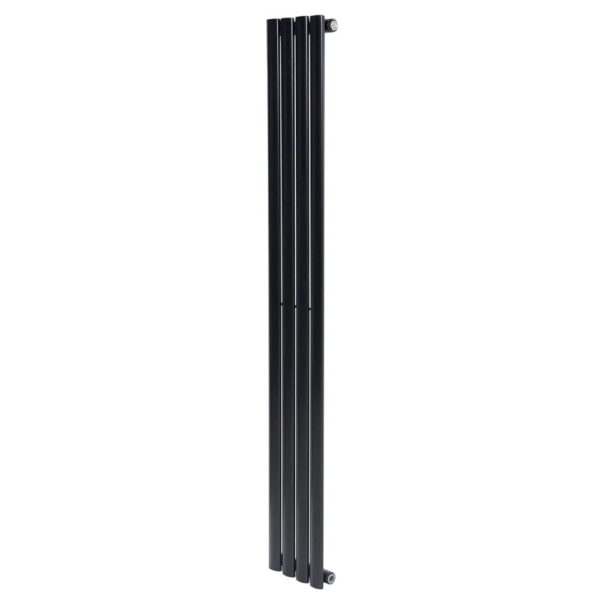 Вертикальный дизайнерский радиатор отопления ARTTIDESIGN Rimini 4/1800/236/50 чёрный
