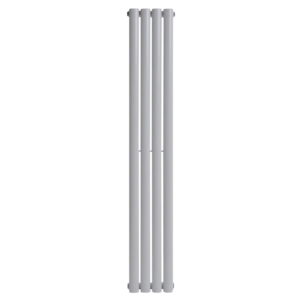Вертикальный дизайнерский радиатор отопления ARTTIDESIGN Rimini 4/1800/236/50 белый матовый