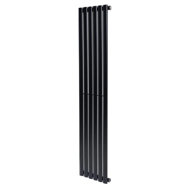 Вертикальный дизайнерский радиатор отопления ARTTIDESIGN Rimini 6/1800/354/50 чёрный