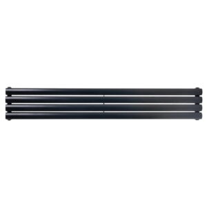 Горизонтальный дизайнерский радиатор отопления ARTTIDESIGN Rimini ІІ G 4/236/1500/50 черный матовый