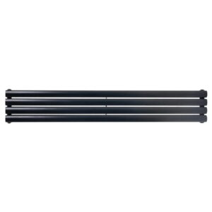 Горизонтальный дизайнерский радиатор отопления ARTTIDESIGN Rimini ІІ G 4/236/1800/50 черный матовый