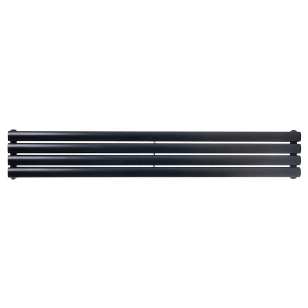 Горизонтальный дизайнерский радиатор отопления ARTTIDESIGN Rimini ІІ G 4/236/1800/50 черный матовый