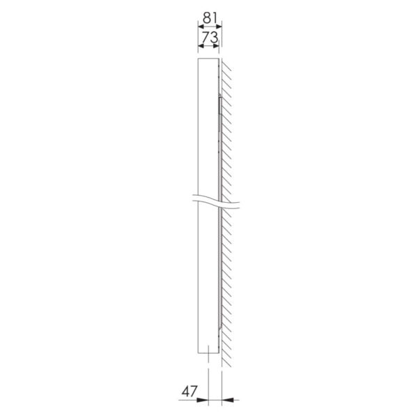 схема Вертикальный радиатор Stelrad Vertex Swing 11 Тип