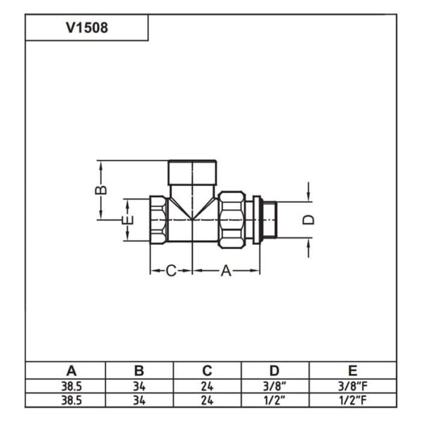 Кран отсекающий Carlo Poletti COMPACT 1/2"