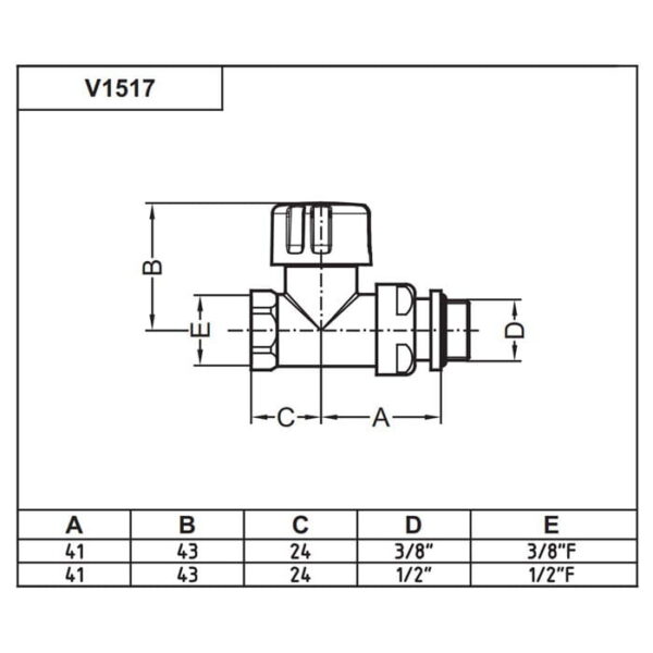 Термостатический клапан Carlo Poletti COMPACT-THERMO-V1 1/2″