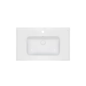 Раковина Qtap Albatross E49 800х490х200 White с донным клапаном QT01119080E49W