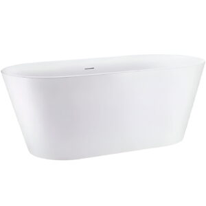 Ванна отдельностоящая Rea Milano 170x73 White акриловая белая