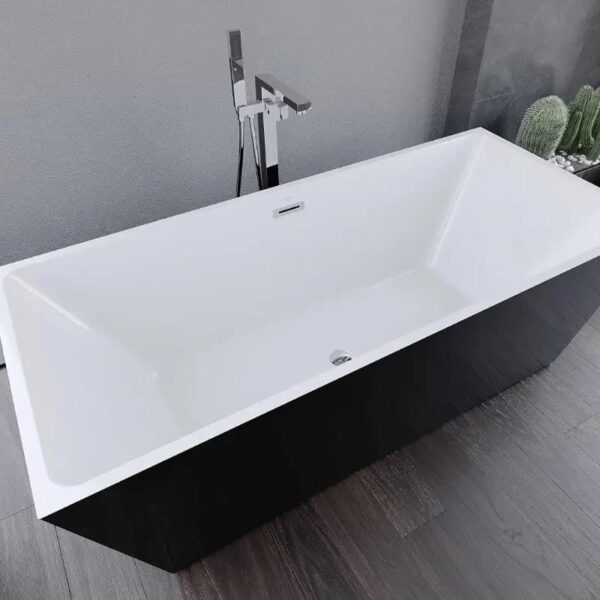 Ванна отдельностоящая Mexen Lita Black White 170x75