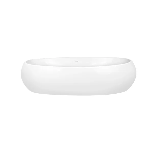 Раковина-чаша Qtap Leo 600х400х155 White с донным клапаном