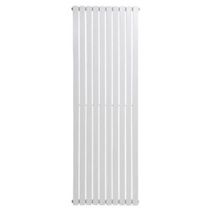 Вертикальний дизайнерський радіатор опалення ARTTIDESIGN Terni 10/1800/590/50 білий матовий