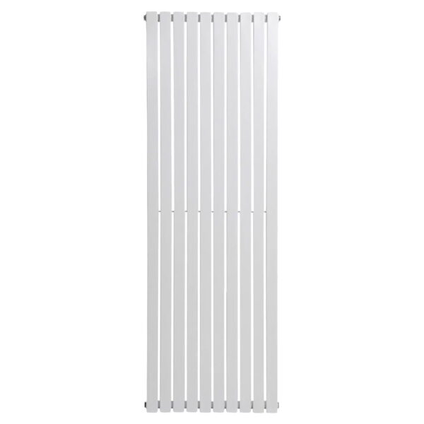 Вертикальний дизайнерський радіатор опалення ARTTIDESIGN Terni 10/1800/590/50 білий матовий