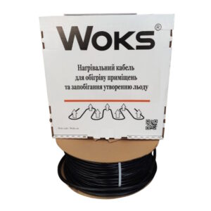 Нагревательный кабель для снеготаяния и антиоблединения Woks 30T