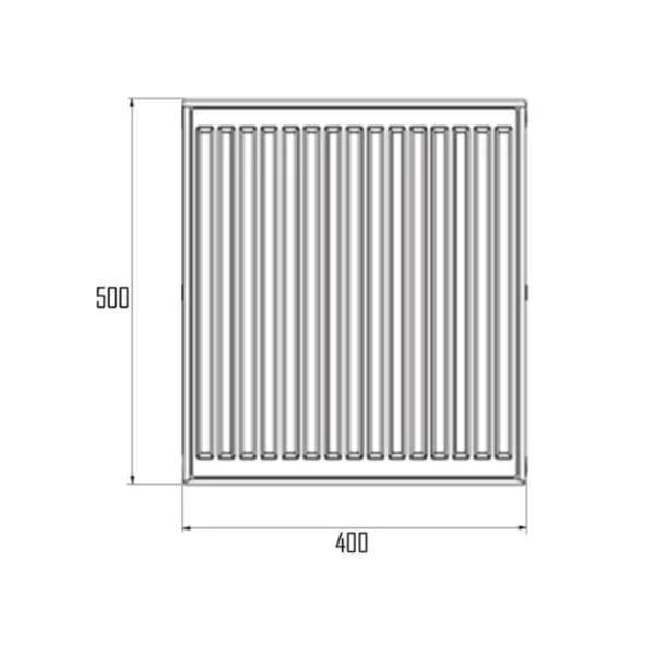 Радиатор стальной Thermo Alliance 22 тип 500х800 боковое подключение, белый