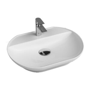 Умывальник на столешницу Quarter Bath Smooth Line 42x55 см, белый (70SM23055)