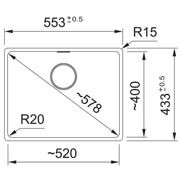 Кухонная мойка Franke Maris MRG 110-52 (125.0701.776)