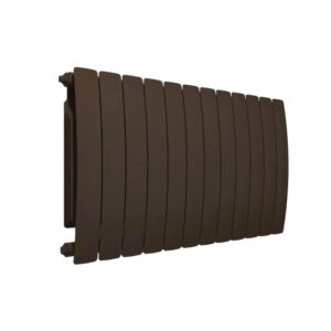 Дизайнерский аллюминиевый радиатор Terma Camber 575x640 мм горизонтальный коричневый