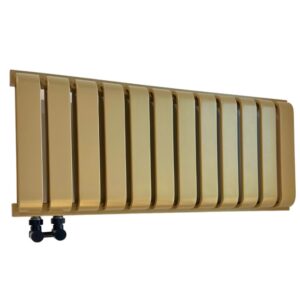 Дизайнерский радиатор Terma WARP ROOM 330x785 мм горизонтальный золотой