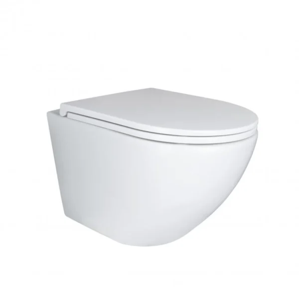 Унитаз подвесной Qtap Robin Ultra Quiet QT1333046EUQW белый, сиденье Slim Duroplast