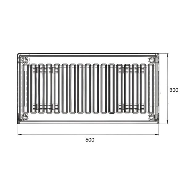 Радиатор стальной Thermo Alliance 22 тип 300х500