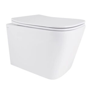 Подвесной унитаз Qtap Tern Ultra Quiet 485x340 прямоугольный, с сидением, белый (QT1733052EUQW)