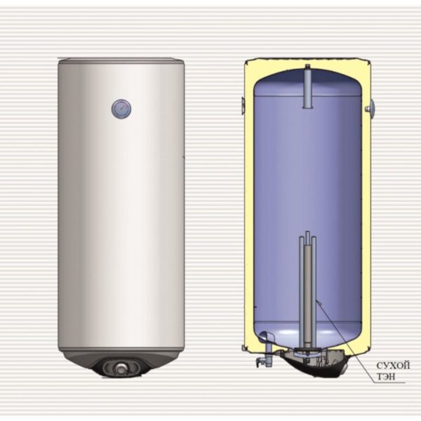 Водонагреватель электрический ELDOM EUREKA SLIM 2X1.0 KW WV08039D 80л