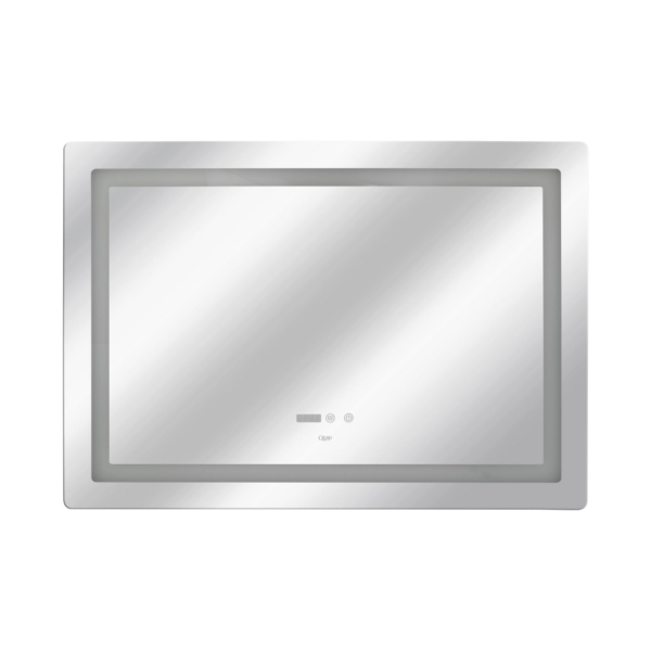 Зеркало для ванной комнаты Qtap Mideya 1000x700 прямоугольное с LED-подсветка Touch и антизапотеванием