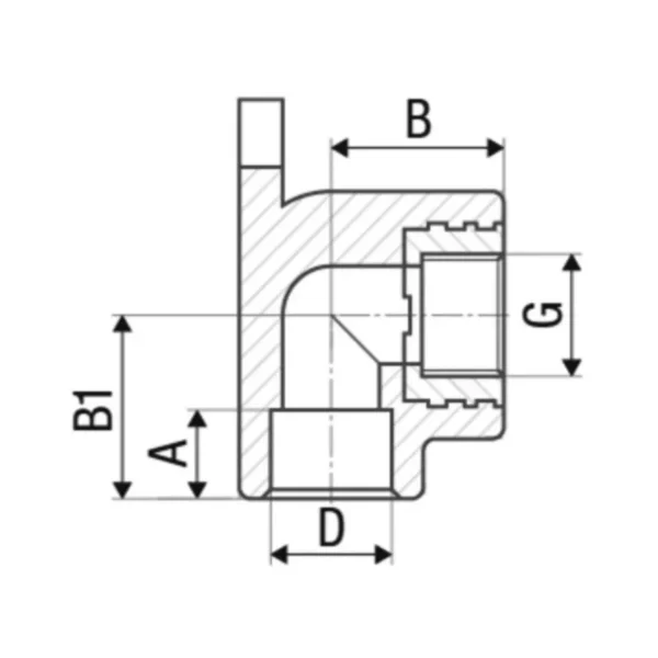 Кутник ITAL IKE301 PPR 90° 20 мм