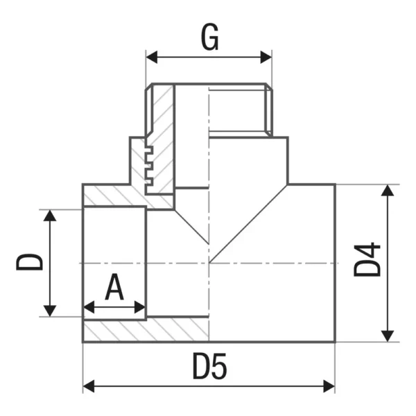 Тройник ITAL IKC301 PPR 20 мм