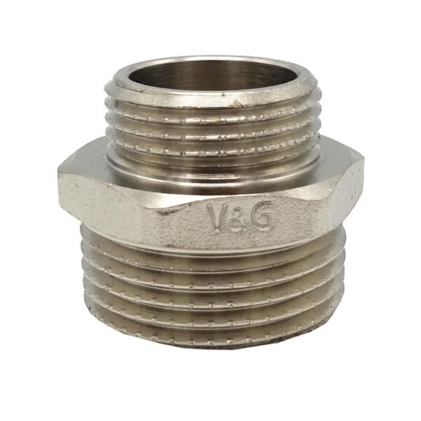 Ниппель редукционный V&G 3/8"x1/4" НН