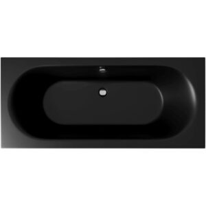 Ванна пристенная Excellent Oceana Slim 160x75 акриловая, черная матовая (WAEX.OCE16BLMS)