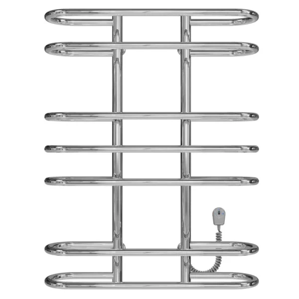 Полотенцесушитель электрический Deffi Британика П7 600х800 дизайнерский, хром (EF16)