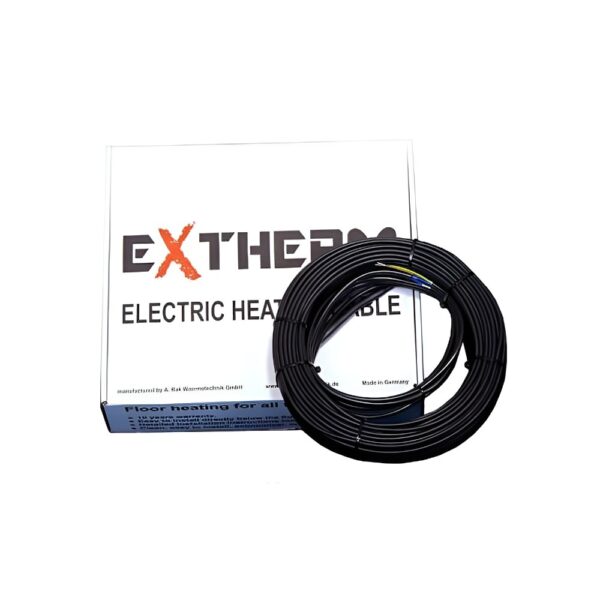 Нагревательный кабель Extherm ETC ECO 200Вт 10м, черный